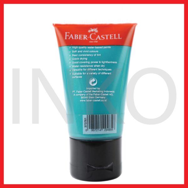 FABER CASTELL ACRYLIC COLOUR METALLIC PHTHALO GREEN 30ML