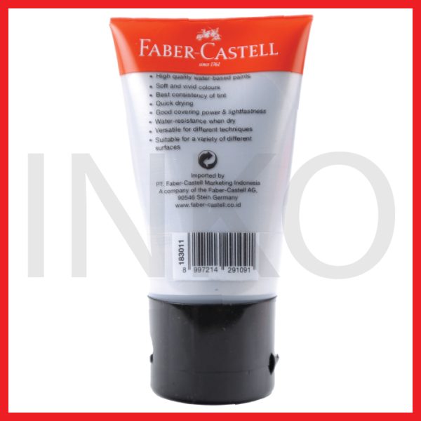 FABER CASTELL ACRYLIC COLOUR SILVER 30ML