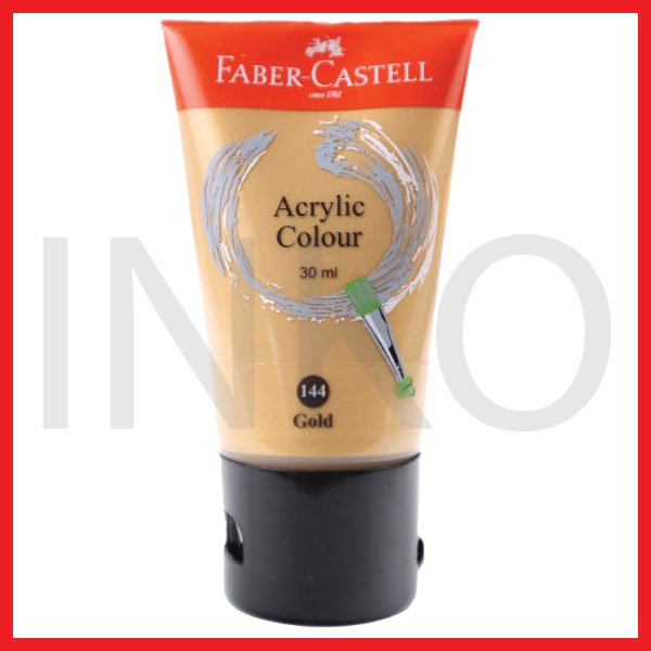 ginee_20260918155513410_9071000604.jpg FABER CASTELL ACRYLIC COLOUR GOLD 30ML