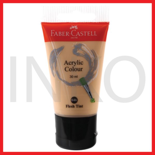 FABER CASTELL ACRYLIC COLOUR FLESH TINT 30ML