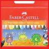 FABER CASTELL WAX CRAYONS REGULAR 12
