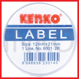 KENKO PRICE LABEL 12MMX21MM 1 LINE 10 ROLL