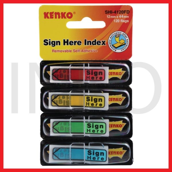 ginee_20260919154424632_8695970564.jpg KENKO SIGN HERE INDEX 12MMX44MM 120FLAGS