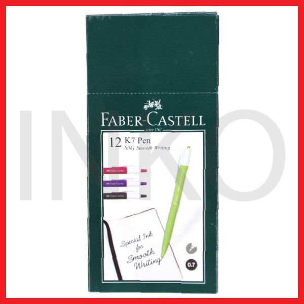 ginee_20260919155154813_8698045976.jpg FABER CASTELL BALLPEN K7 PEN BLACK INK 1PCS