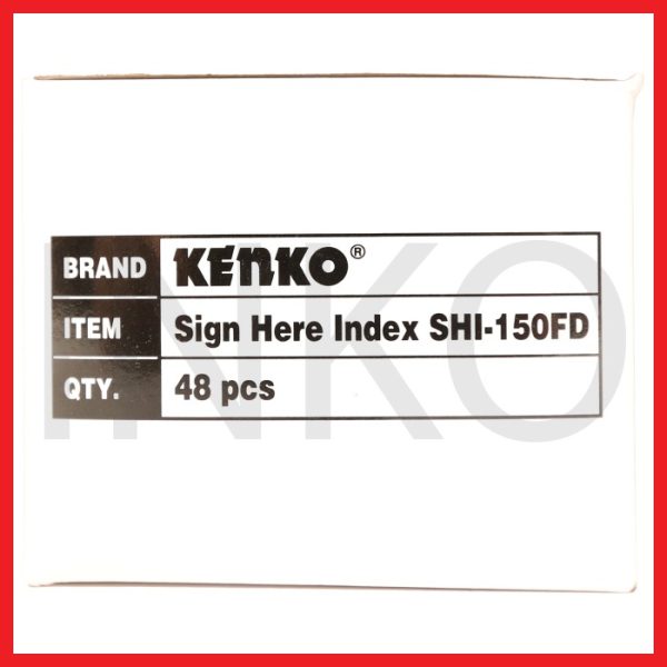 KENKO SIGN HERE INDEX 25MMX44MM 50FLAGS