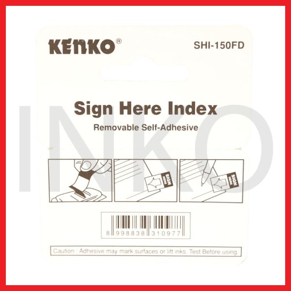 KENKO SIGN HERE INDEX 25MMX44MM 50FLAGS
