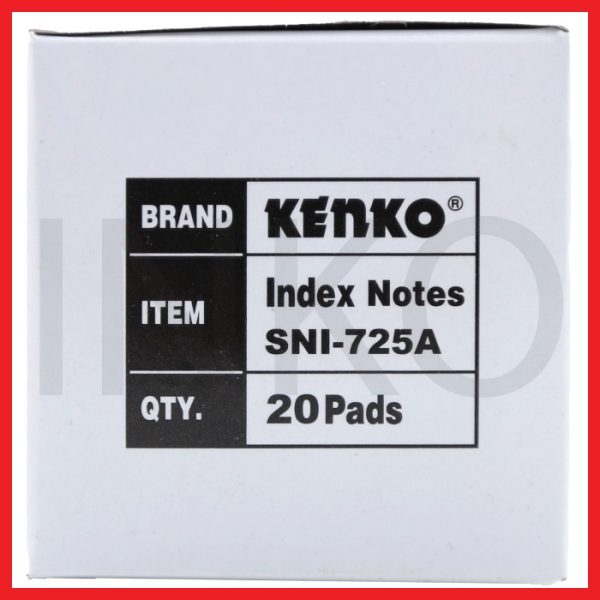 KENKO INDEX NOTES 7X25SHEETS