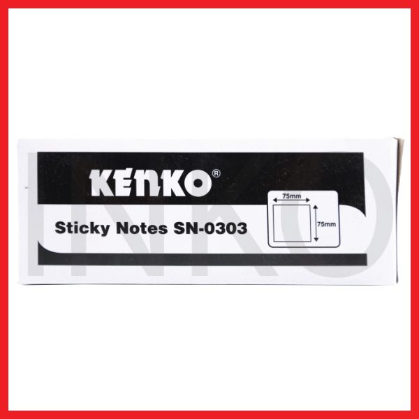 ginee_20260919160951954_3297775135.jpg KENKO STICKY NOTES 75MMX75MM 100SHEETS YELLOW