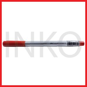 ginee_20260919162352992_1528882586.jpg FABER CASTELL FINELINER CLIP CAP PLUM RED INK 1PCS