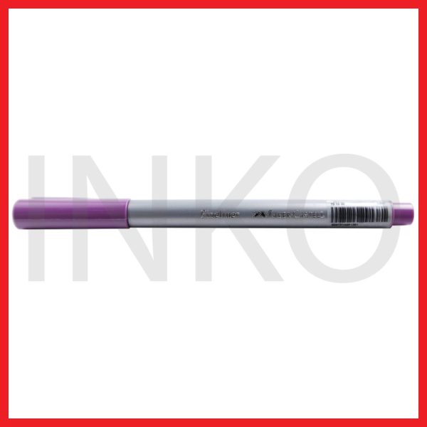 FABER CASTELL FINELINER CLIP CAP LILAC INK 1PCS
