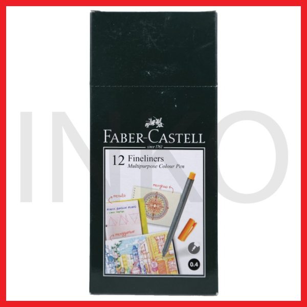 FABER CASTELL FINELINER CLIP CAP LILAC INK 1PCS