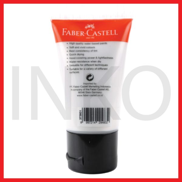 ginee_20260919163315219_1869906111.jpg FABER CASTELL ACRYLIC COLOUR PEARL WHITE 30ML
