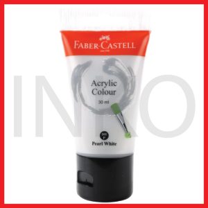 ginee_20260919163315219_4401336824.jpg FABER CASTELL ACRYLIC COLOUR PEARL WHITE 30ML