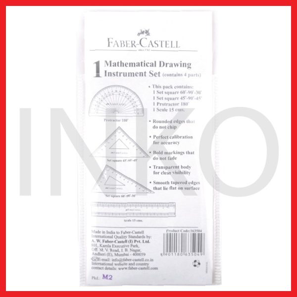 FABER CASTELL MATHEMATICAL DRAWING INSTRUMENT SET
