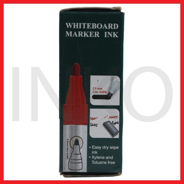 FABER CASTELL WHITEBOARD MARKER REFILLINK BOTTLE RED 15ML