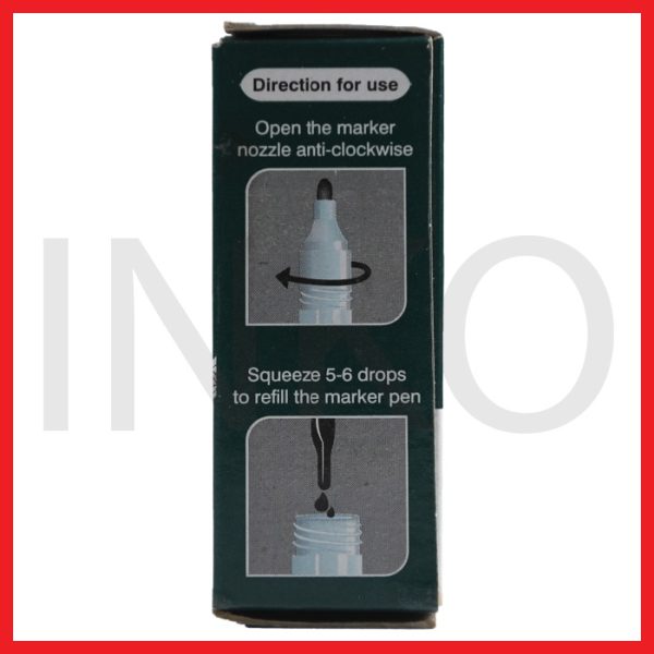 FABER CASTELL WHITEBOARD MARKER REFILLINK BOTTLE RED 15ML