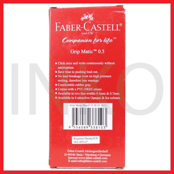 FABER CASTELL GRIP MATIC AUTOMATIC PENCIL 0.5 1PCS
