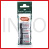 FABER CASTELL ERASER DUST FREE 7199 SMALL BLACK SET 4
