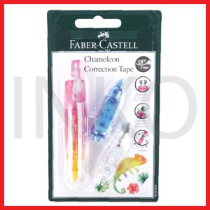 ginee_20260921123328243_2516224704.jpg FABER CASTELL CORRECTION TAPE CHAMELEON DAN 2 REFILL BAR PINK