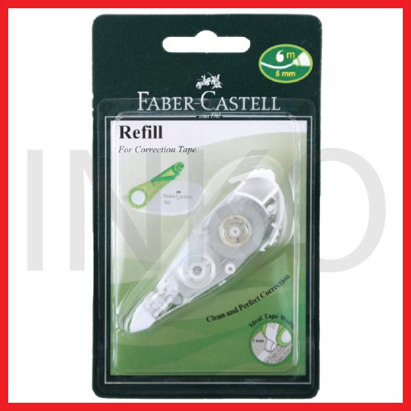 FABER CASTELL CORRECTOIN TAPE REFILL 5MM