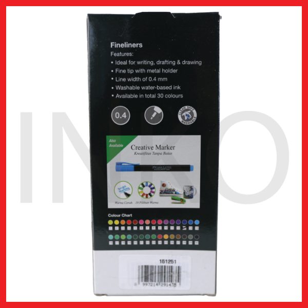 ginee_20260921123857115_4456643153.jpg FABER CASTELL FINELINER CLIP CAP BLUE INK 1PCS