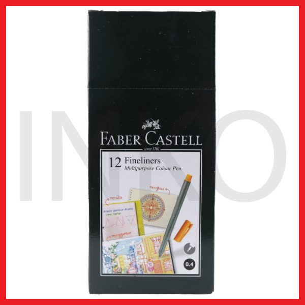 ginee_20260921123857163_9089585026.jpg FABER CASTELL FINELINER CLIP CAP BLUE INK 1PCS