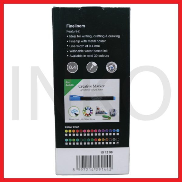 ginee_20260921124036231_8392224871.jpg FABER CASTELL FINELINER CLIP CAP BLACK INK 1PCS