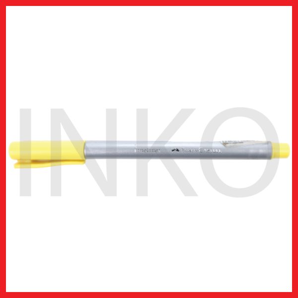 ginee_20260921124350661_1743853488.jpg FABER CASTELL FINELINER CLIP CAP FL YELLOW INK 1PCS