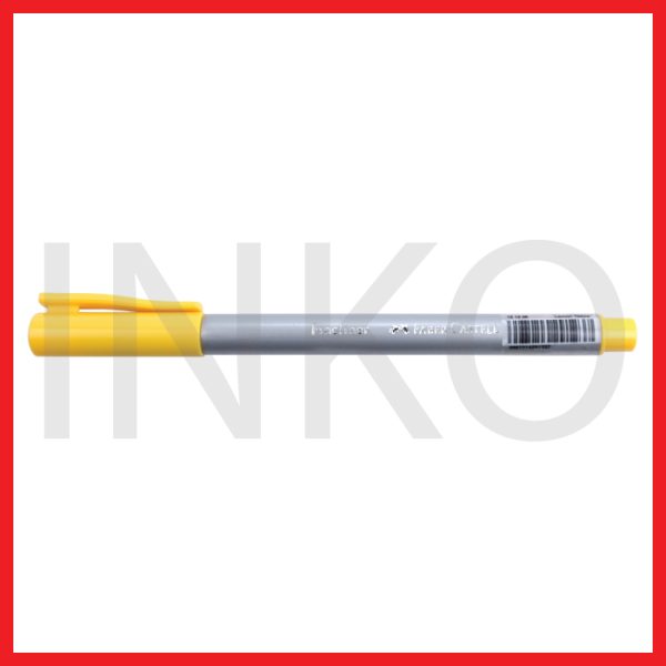 ginee_20260921124521456_5116651716.jpg FABER CASTELL FINELINER CLIP CAP LEMON YELLOW INK 1PCS