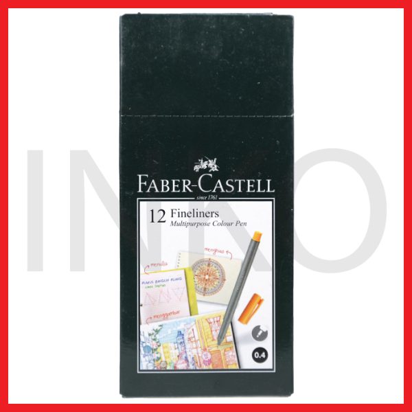 ginee_20260921124521582_8073934154.jpg FABER CASTELL FINELINER CLIP CAP LEMON YELLOW INK 1PCS