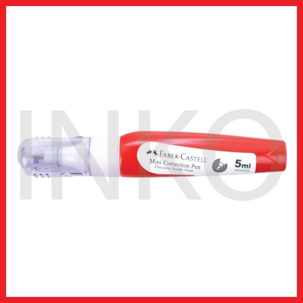 ginee_20260921124958934_1080924861.jpg FABER CASTELL CORRECTION PEN MINI BAR RED 5ML