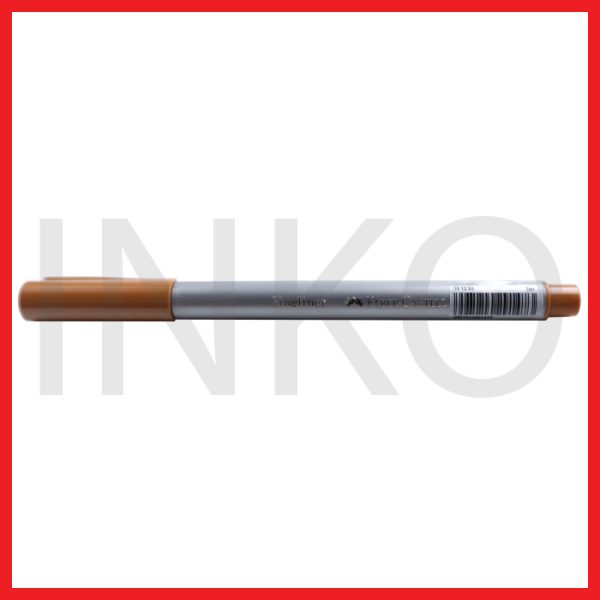 FABER CASTELL FINELINER CLIP CAP TAN INK 1PCS