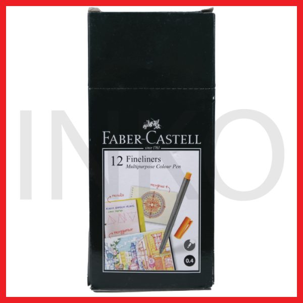 FABER CASTELL FINELINER CLIP CAP TAN INK 1PCS