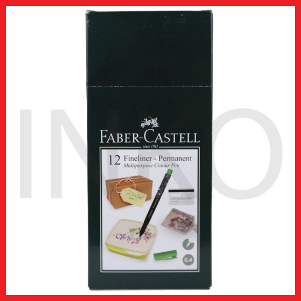 ginee_20260921140527587_2196940730.jpg FABER CASTELL FINELINER PERMANENT BLACK INK 1PCS