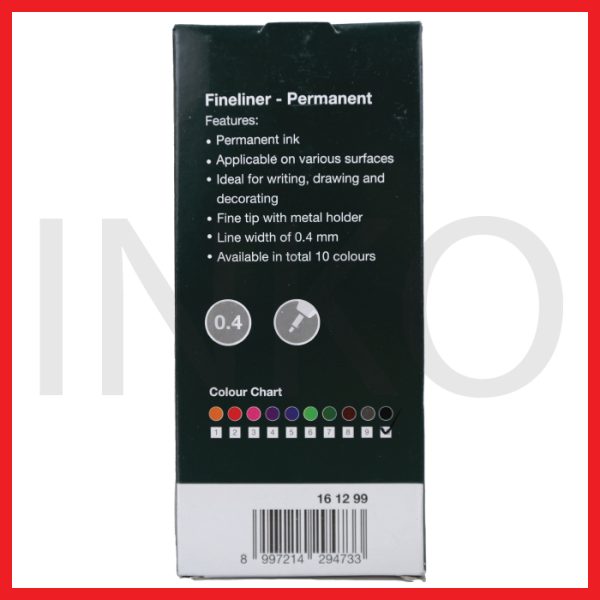 ginee_20260921140527589_0056453566.jpg FABER CASTELL FINELINER PERMANENT BLACK INK 1PCS