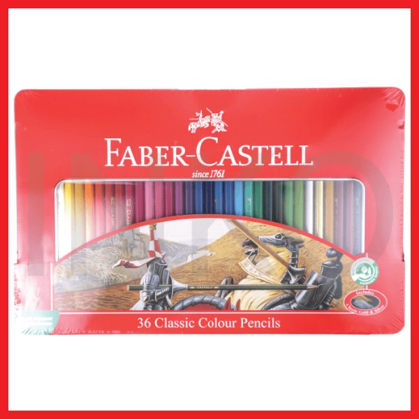 ginee_20260921142339561_8984879883.jpg FABER CASTELL CLASSIC COLOUR PENCILS IN TIN CASE 36L