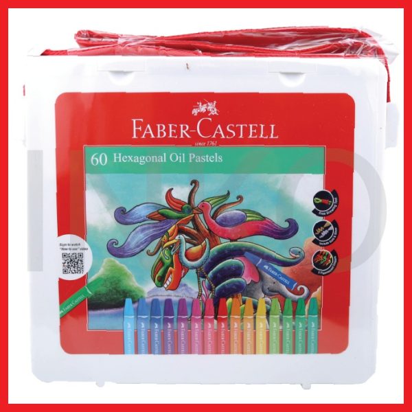 ginee_20260921142627261_6651919980.jpg FABER CASTELL HEXAGONAL OIL PASTEL 60 PLASTIC BAG