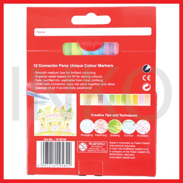 ginee_20260921144805064_8699823071.jpg FABER CASTELL CONNECTOR PEN PASTEL NEON SET 12