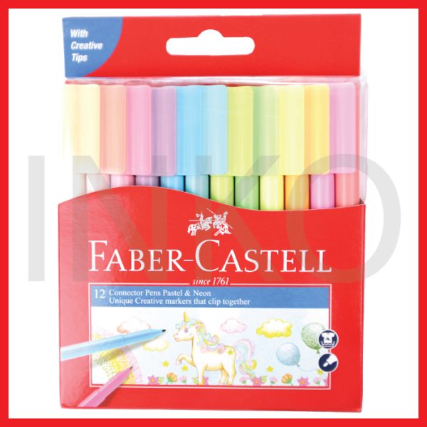 ginee_20260921144805152_3026209694.jpg FABER CASTELL CONNECTOR PEN PASTEL NEON SET 12