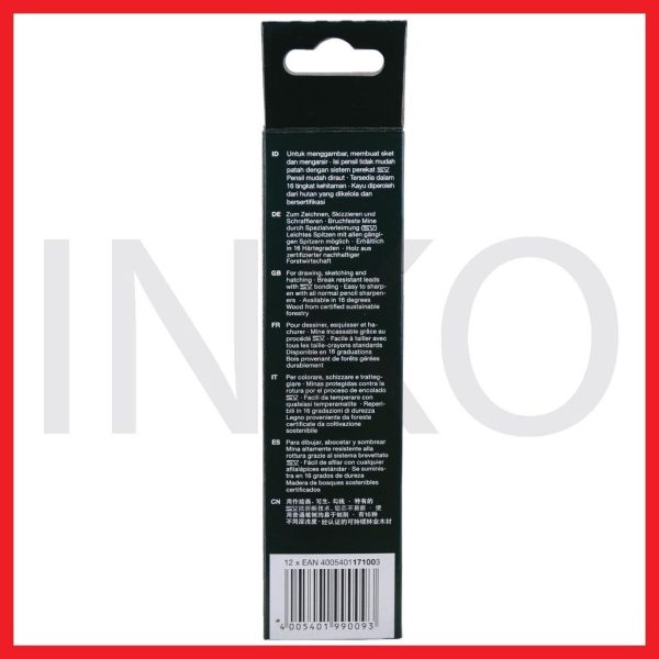 ginee_20260921150538927_5121918177.jpg FABER CASTELL BLACK PENCIL CASTELL 9000 HB 12PCS