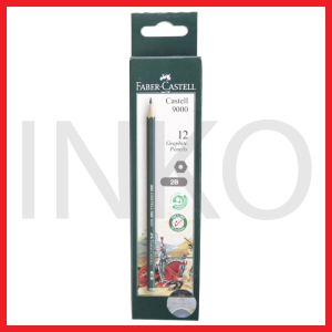 ginee_20260921150718342_0992900927.png FABER CASTELL BLACK PENCIL CASTELL 9000 2B 12PCS