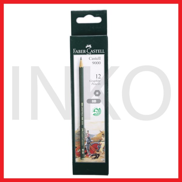 ginee_20260921151052825_3854521824.jpg FABER CASTELL BLACK PENCIL CASTELL 9000 8B 12PCS