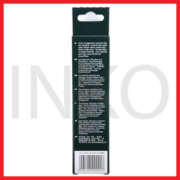 ginee_20260921151052826_5537126467.jpg FABER CASTELL BLACK PENCIL CASTELL 9000 8B 12PCS