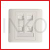 Face Plate Network 4 Ports.
