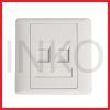 Face Plate Network 2 Ports.