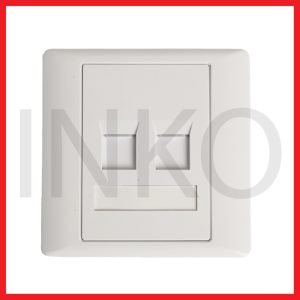 Face Plate Network 2 Ports.