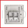 Face Plate Network 2 Ports.
