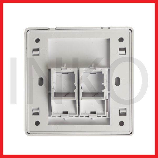 Face Plate Network 2 Ports.