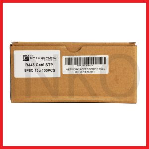 RJ45 Modular Plug Cat6 STP 8P8C Copper Gold Plated 15u.